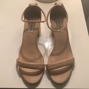 Steve Madden block heel nude sandals size 8.5